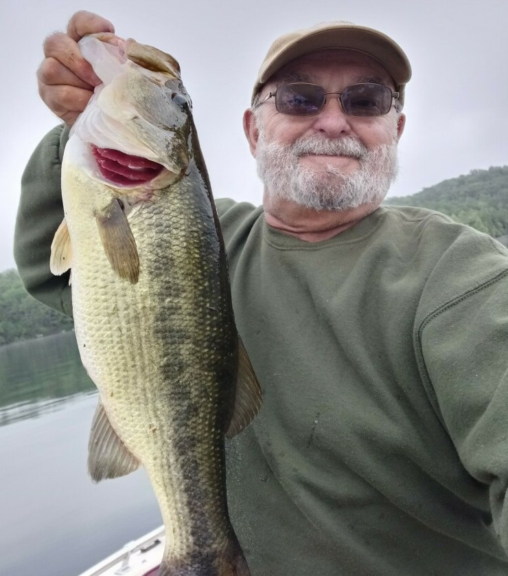 6 lb. Largemouth on free-lined Shiner